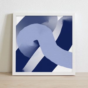 Printable Wall Art, Blue Abstract Painting, Home Decor, Print Poster, Downloadable Printable Drawing, Modern Art, Contemporary Art,Painting