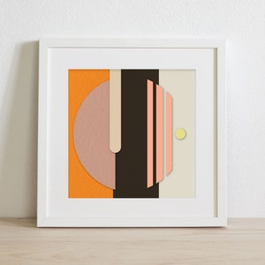 Abstract Graphic Art, Printable Wall Art, Home Decor, Downloadable Printable Drawing, Modern Art, Contemporary Art, Minimal Art, Fall Color