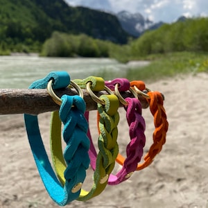 Markenhalsband Becci aus Leder für Hunde oder Steuermarken, personalisierbar mit Namen Bild 7