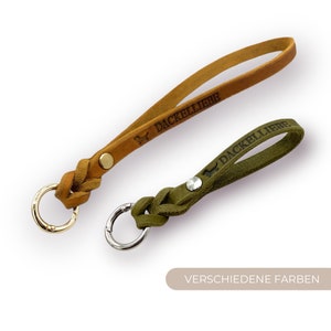 Keychain "Dachshund - Edition" | made of grease leather | different colors