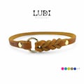 Brand collar "Becci" made of leather for dog or tax tags, personalizable with name product logo