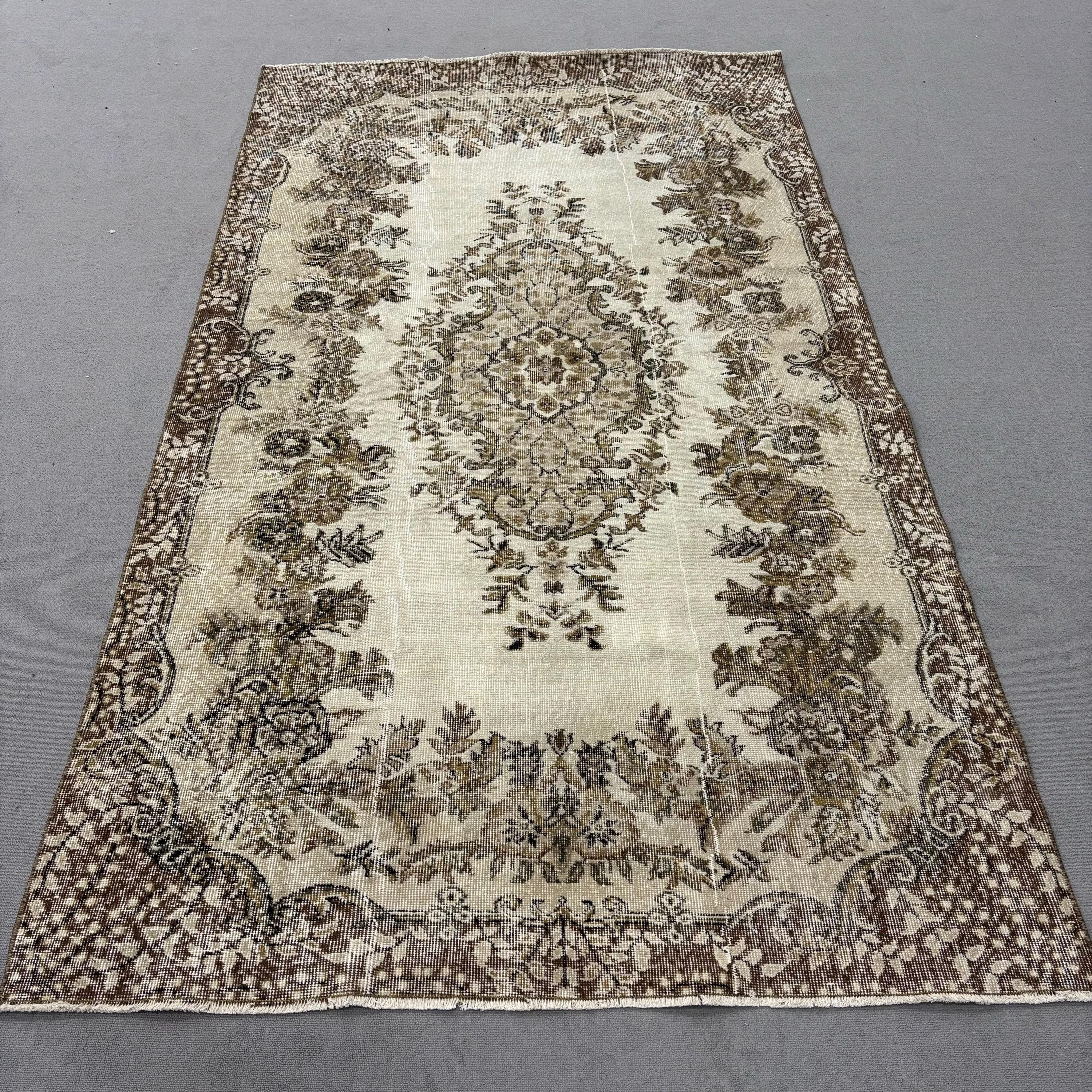 ヴィンテージラグ トルコ・イスパルタ くすみピンク ⑤猫型ラグ︎50×39