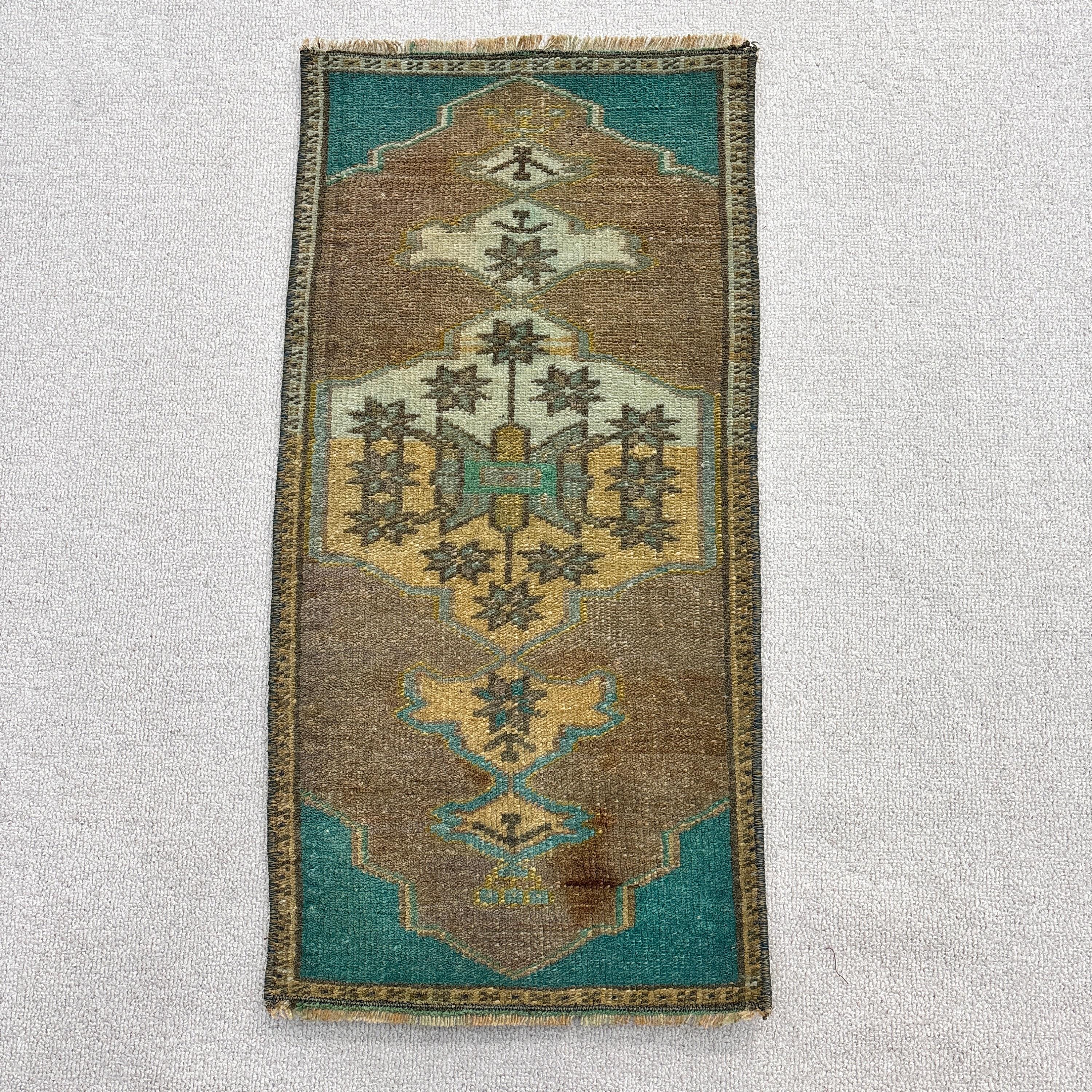 Vintage Turkish Rug 36x73cm Small Runner - Etsy