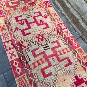 3x14 Runner, Extra Long Runner, Long Runner, Kurdish Rug, Kurdish Runner, Oushak Runner, Special Runner, Natural Runner, Kurdish Long Runner