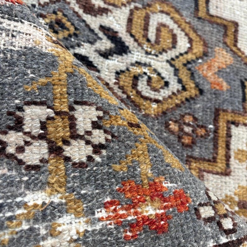 Turkish Rug Small Turkish Vintage Rug, 2x3.2 Ft Small Rug, Brown Camouflage Rug - Etsy UK