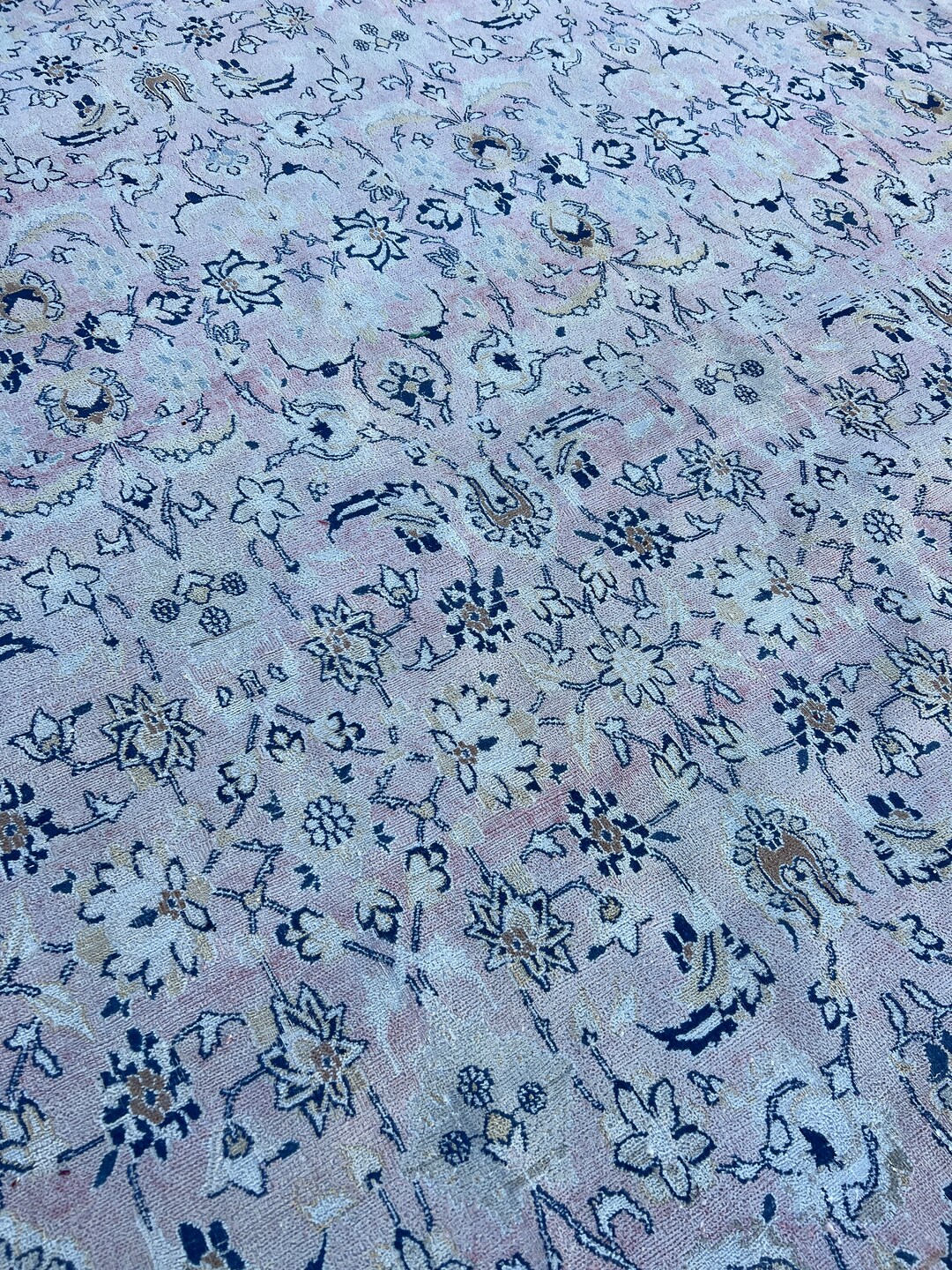 Large Pink Persian Rug Persian Large Rug Floral Persian Rug Etsy