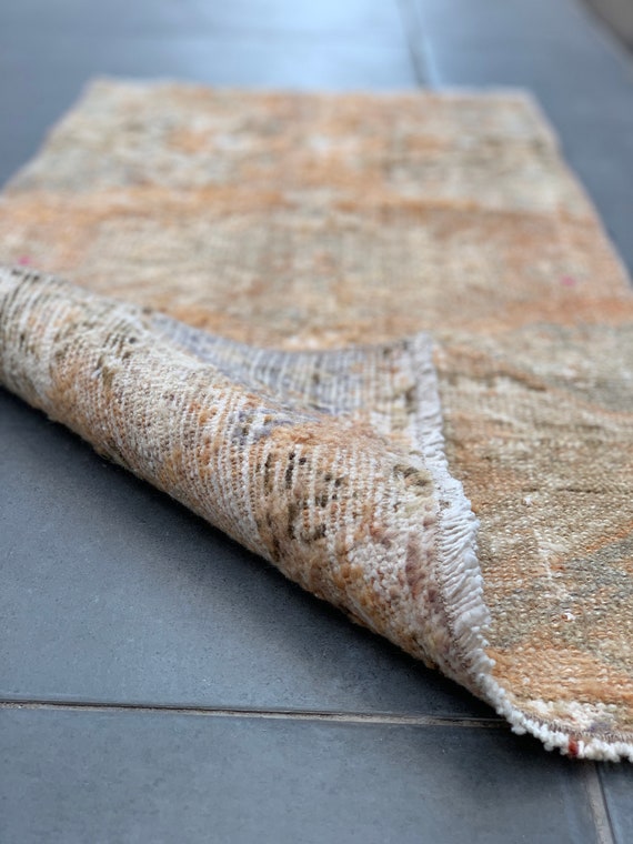 1.47 x 2.98フィートのトルコラグ、アンティークラグ、ハンドメイド