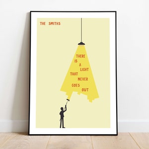 The Smiths Musik Poster | Songtexte Druck | Alternatives Albumcover | Coole Wandkunst | Retro-Stil-Dekor | Morrissey Surreale Kunst