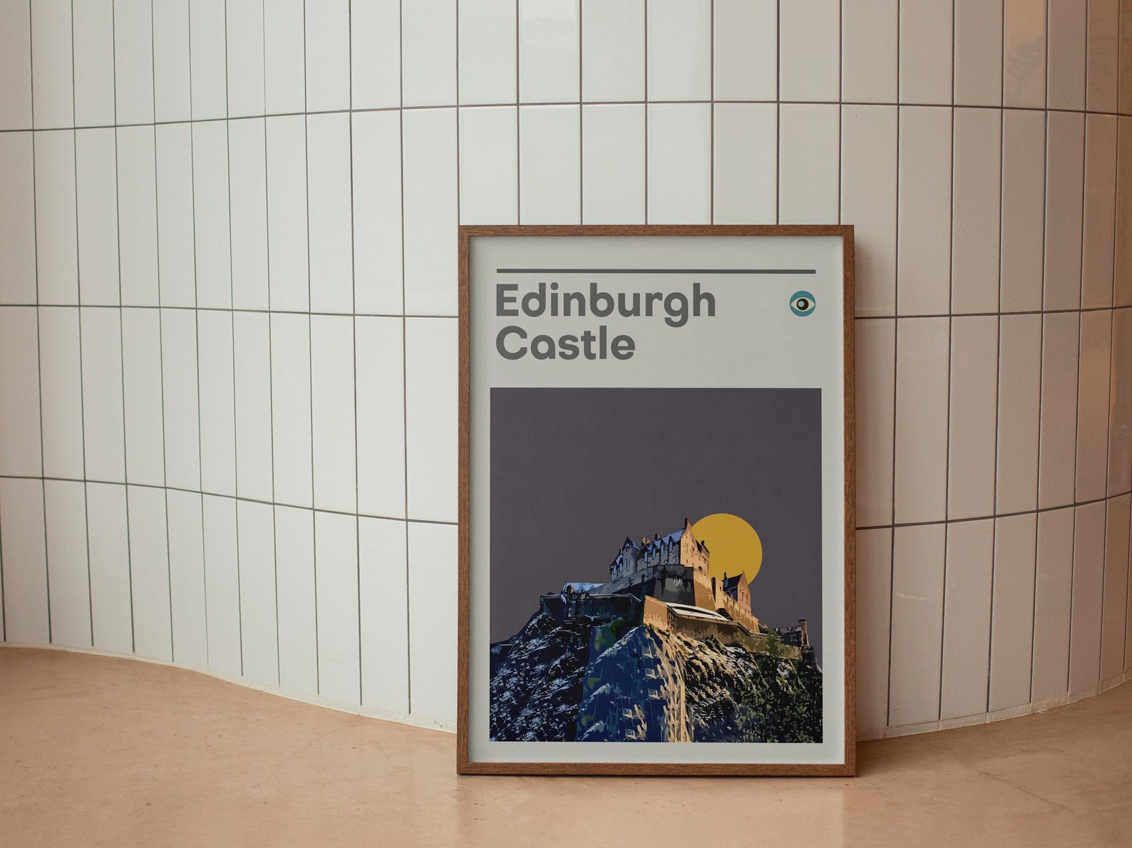 Edinburgh Castle Travel Print, Retro Aesthetic Poster, Edinburgh Art ...