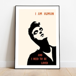 The Smiths Musik Poster | Morrissey Album-Poster | Songtexte Print | Funky Wandkunst | Retro Kunstdruck | Album-Cover | Küchen Illustration
