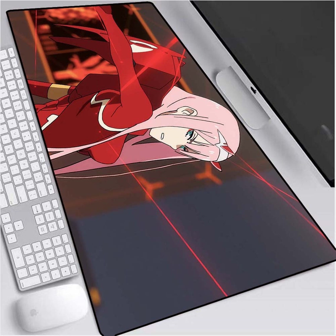 Darling in the Franxx Desk Mat Zero Two Mouse Pad Anime Etsy