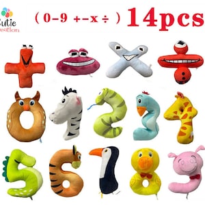 Alphabet Lore Plush Toys English Letter Stuffed Animal Soft Doll Toys Gift  For Kids Children Educational Alphabet Lore (a-z)