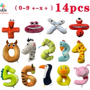 Funny Alphabet Lore Plush Toys Doll Kawaii 26 English Letters