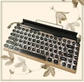 Customizable Name Retro Typewriter-Inspired Mechanical Keyboard Wireless Bluetooth product logo