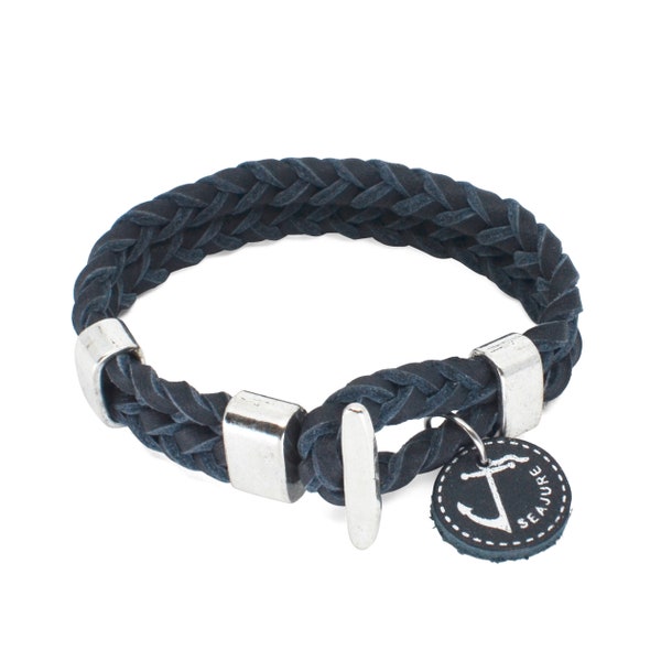 Débardeur Free People Hippie Bleu Marine Et Blanc - Taille M - Tressé Niveaux - Années 2000