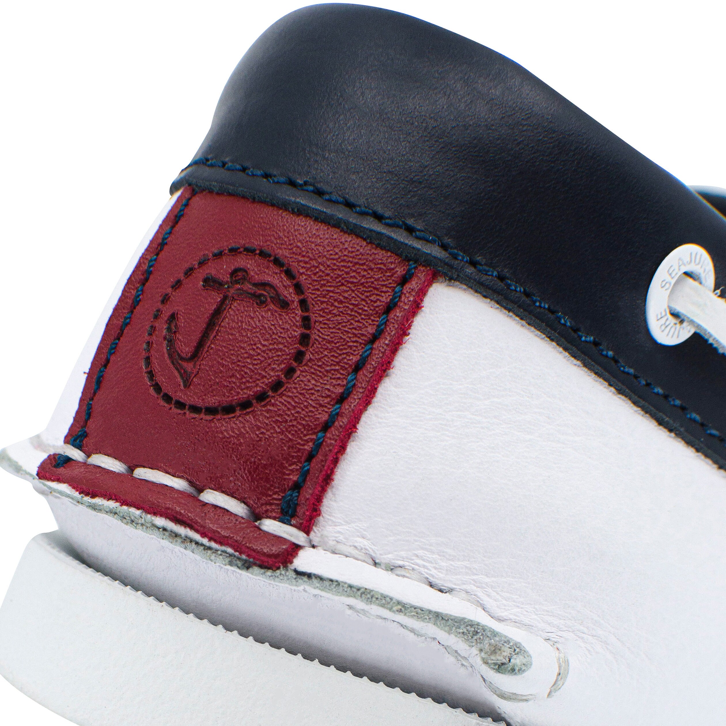 Blue, red and white boat shoe. Handmade in Italy 
Comfortable
All sizes Men main image 4