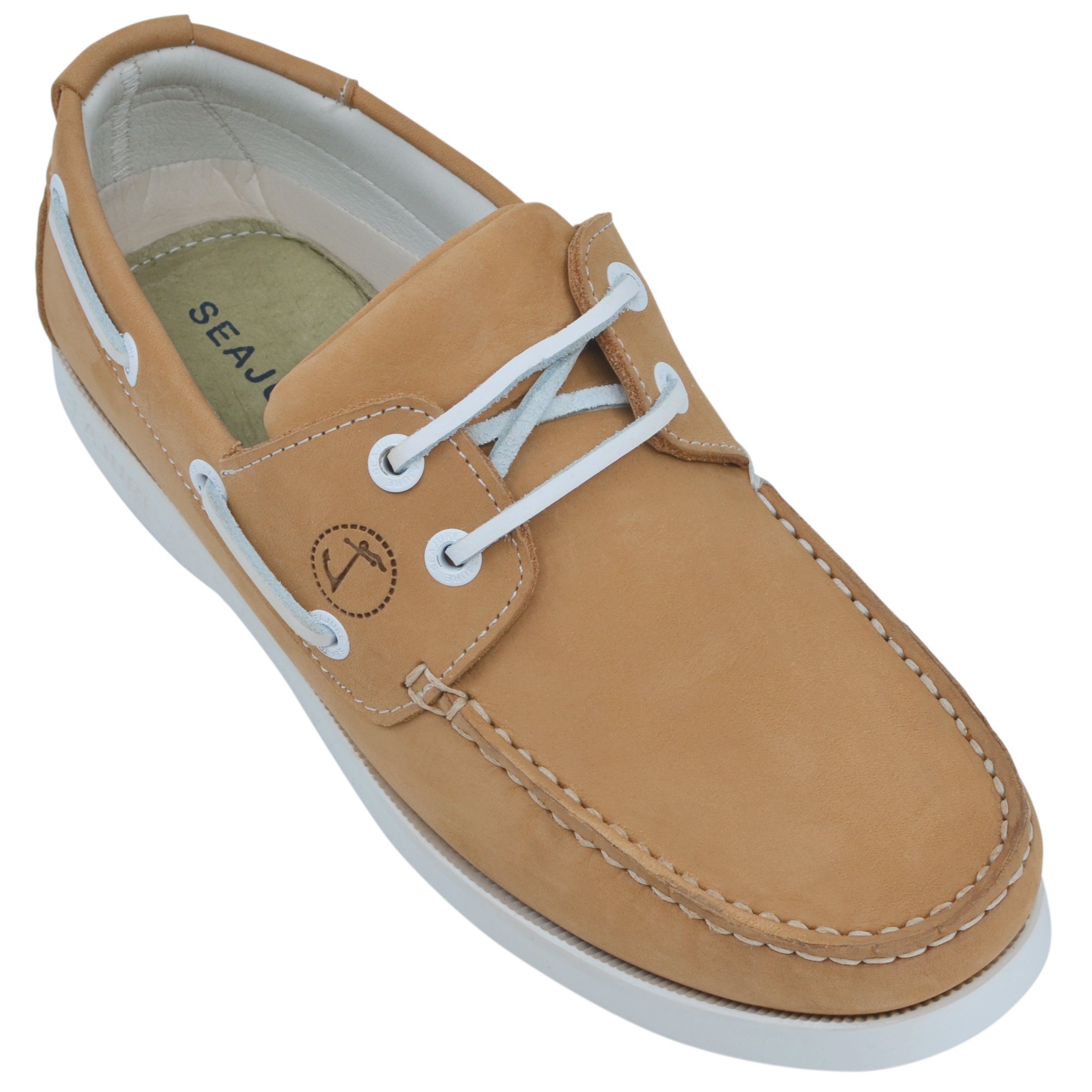 Womens Boat Shoes Seajure Noordhoek Nubuck Leather Camel Etsy UK