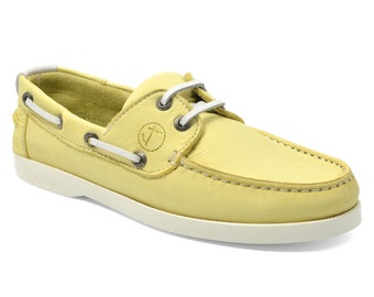 Women’s Boat Shoes Seajure Lipite Lemon Nubuck Leather