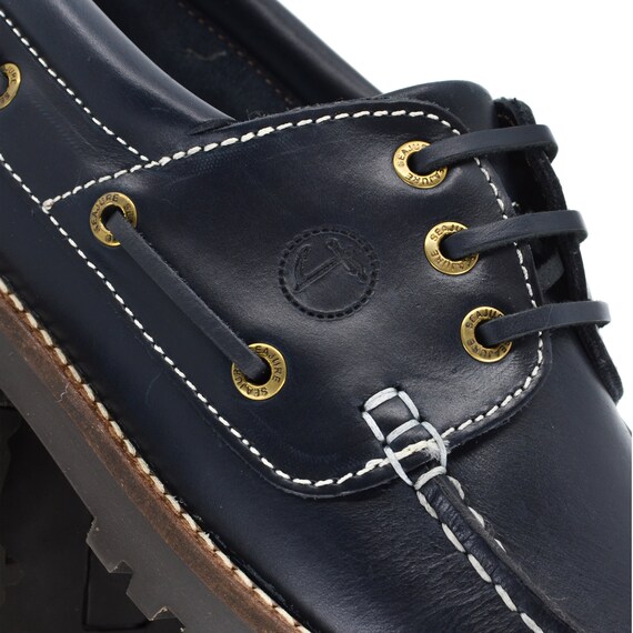 Seajure Herren Bootsschuhe Binz Blaues Nubukleder Seajure Herren Bootsschuhe Binz Blaues Nubukleder