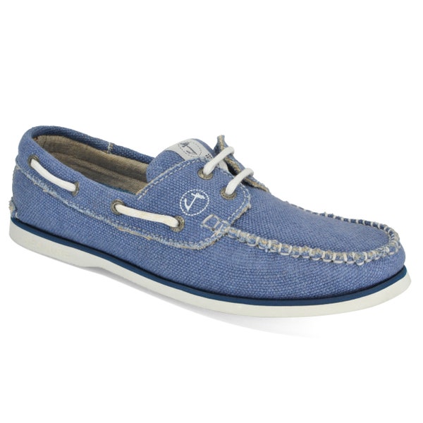 Zapatos Náuticos Cáñamo y Vegano Seajure Fidden Azul