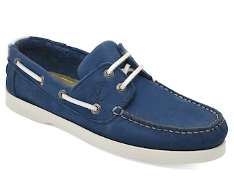 Seajure Women Boat Shoe Sotavento Nubuck Leather Blue