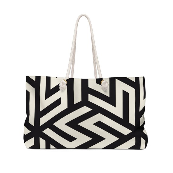 Weekender Tote Bag Carry on Bag Tribal Design Yoga Bag Tribal Chic Designer Carry on Tote Designer Carry on Luggage Etsy