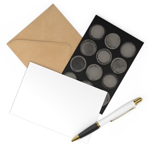 Cartes de correspondance rétro, cartes de correspondance vierges, cartes de correspondance avec enveloppes, cartes de correspondance artistiques, papeterie chic, cadeaux chics, papeterie chic, meilleures idées cadeau