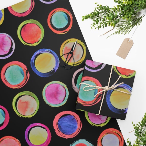 Abstract Wrapping Paper, Designer Gift Wrap, Whimsical and fun original