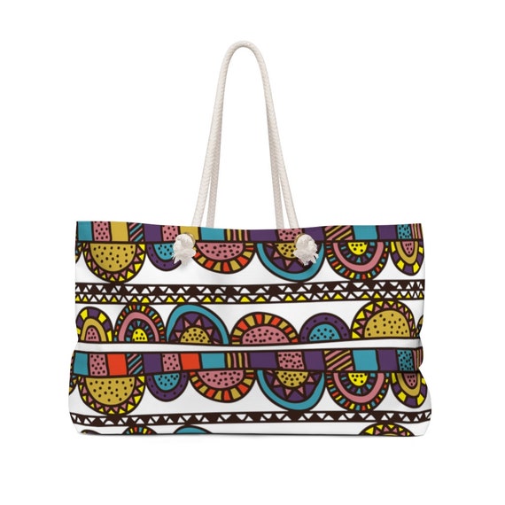 Tribal weekender bag sale