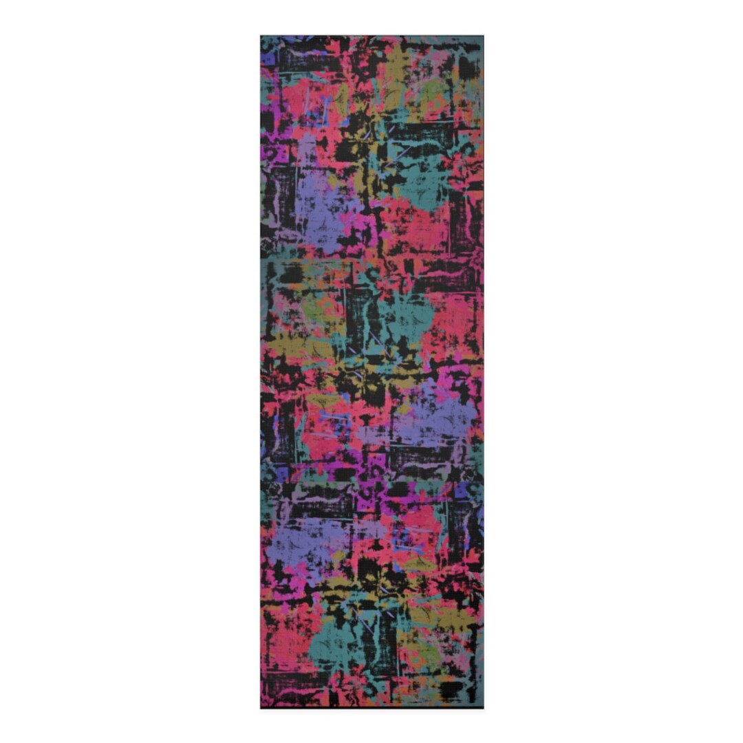 Geburtstagskarte Mit Abstrakter Yoga-Frau – Künstlerisch, 17,5x12,5cm