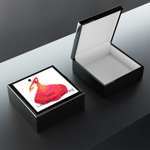 Tanzen Sie wie niemand beobachtete Schmuckschatulle, Tanzkunst, Tänzerin Sake Box, Geschenk für Tänzerin
