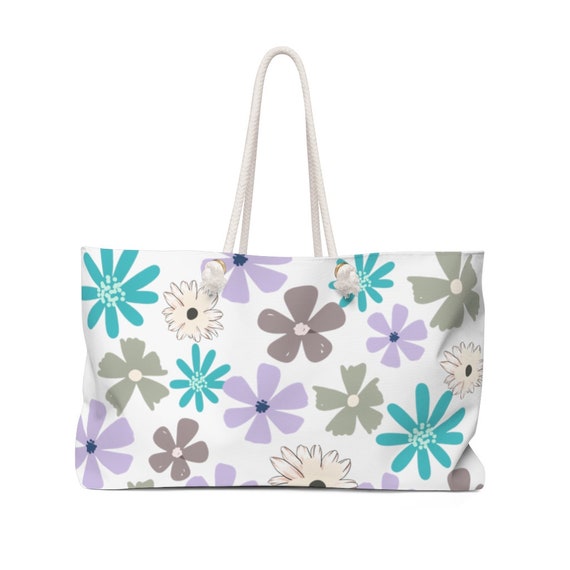 canvas designer beach bag