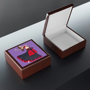 Tänzerin Schmuckschatulle, Tanzkunst, Tänzerin Sake Box, Geschenk für Tänzerin