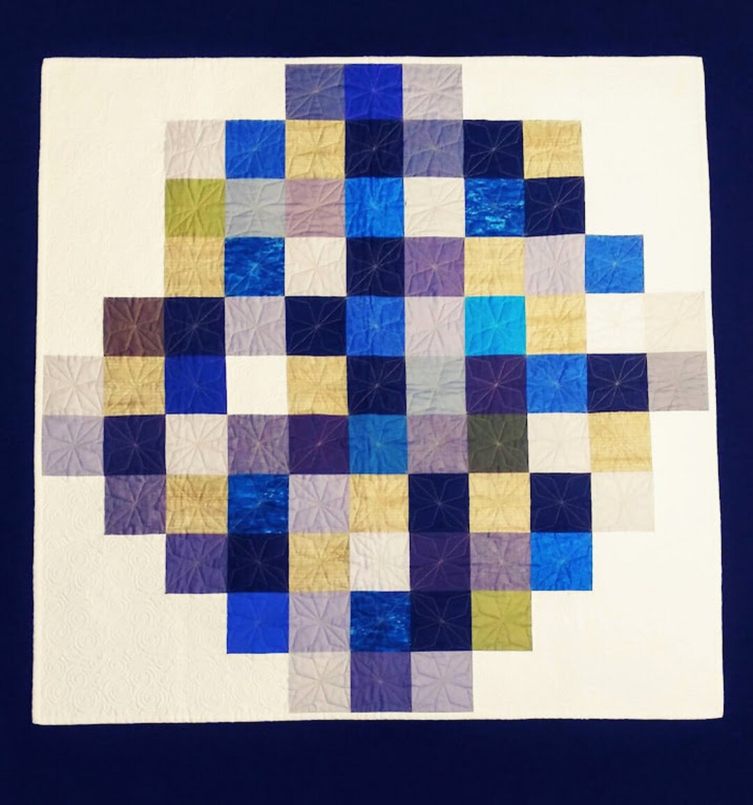 Vintage Baby Quilt, Handmade Baby Boy Quilt Wallhanging Etsy