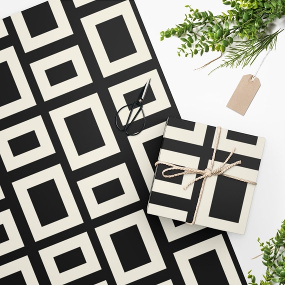 Gift Wrapping Paper Mid Century Modern Design Etsy Canada