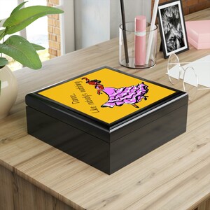 Dance Like Nobody's Watching Jewelry Box, Danc Art, Dancer Keep Sake Box, Gift for Dancer