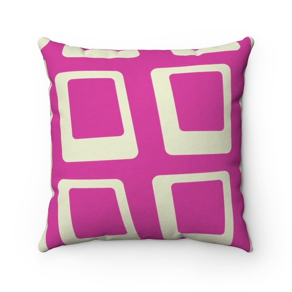 Mid Century Designer Throw Pillow Modern Home Decor Retro Design Retro Chic Chic Pillows Artful Accents Home decor