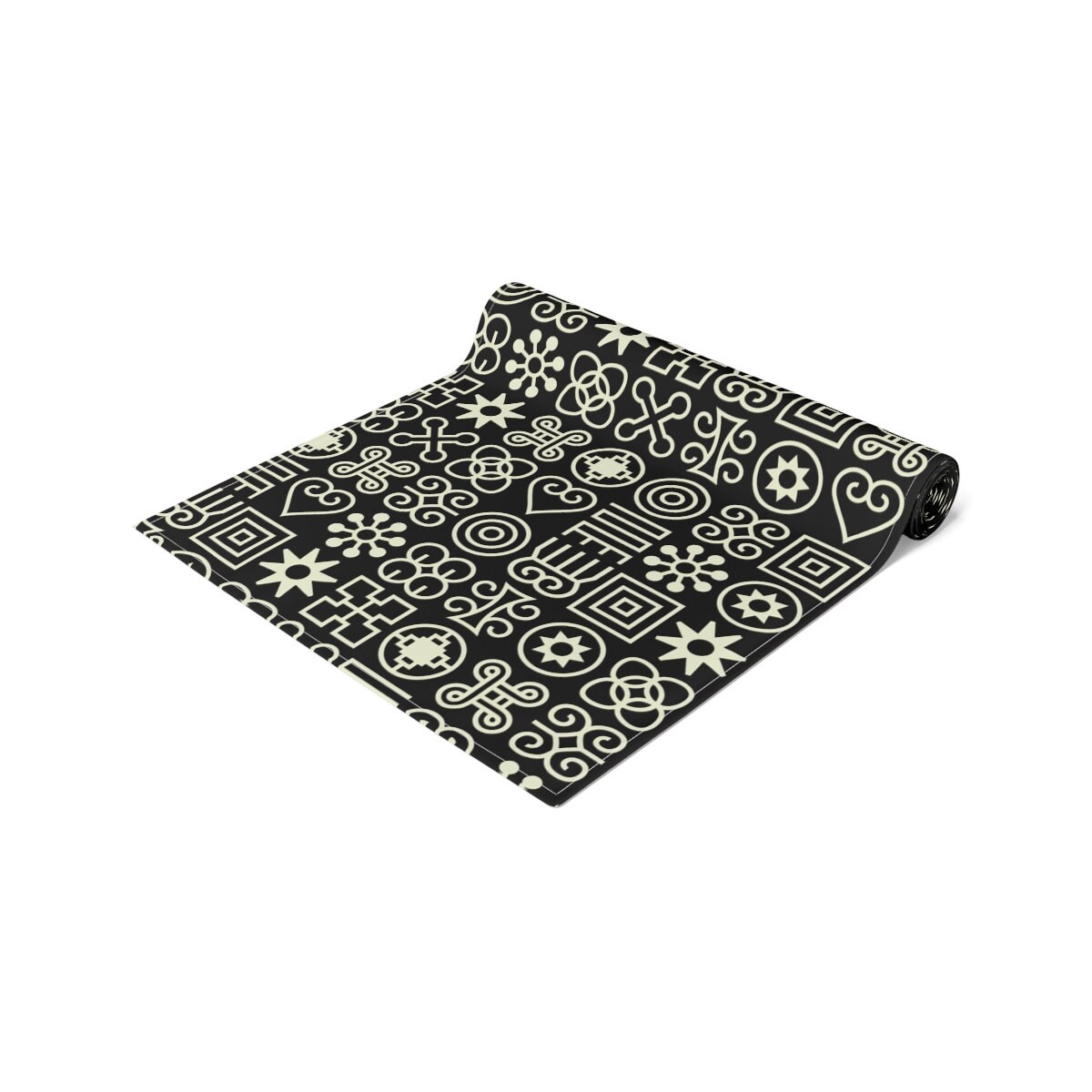 African Mud Cloth Table Runner, Tribal Home Decortable Runner for
