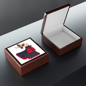 Tänzerin Schmuckschatulle, Tanzkunst, Tänzerin Sake Box, Geschenk für Tänzerin