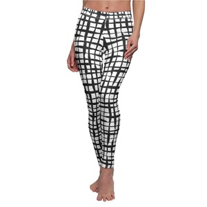 Abstract Leggings, Yoga Pants, Artful Design