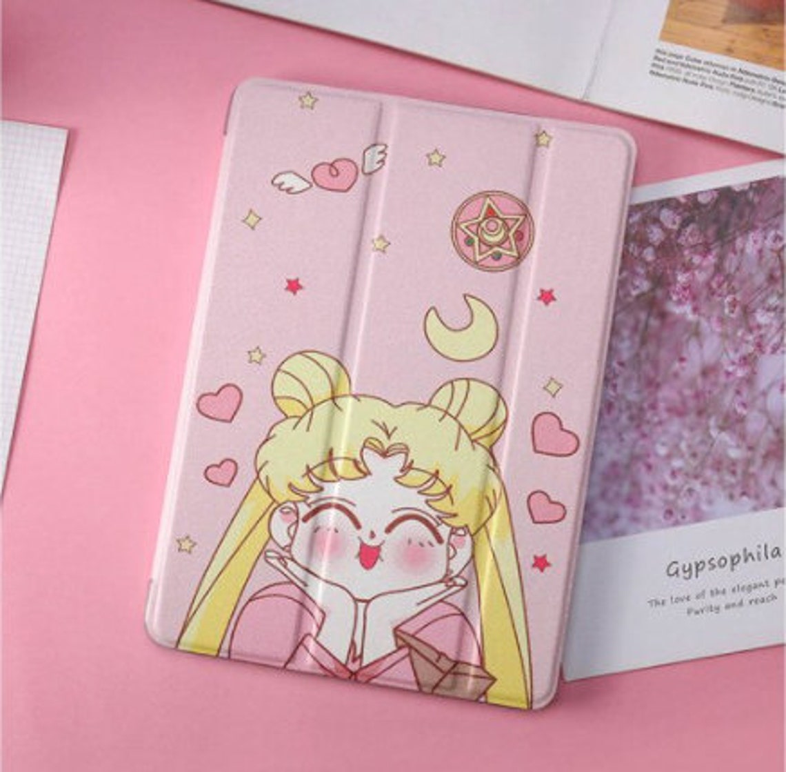 Cute Cartoon iPad Case Kawaii iPad Case Cute Pink iPad Case Etsy