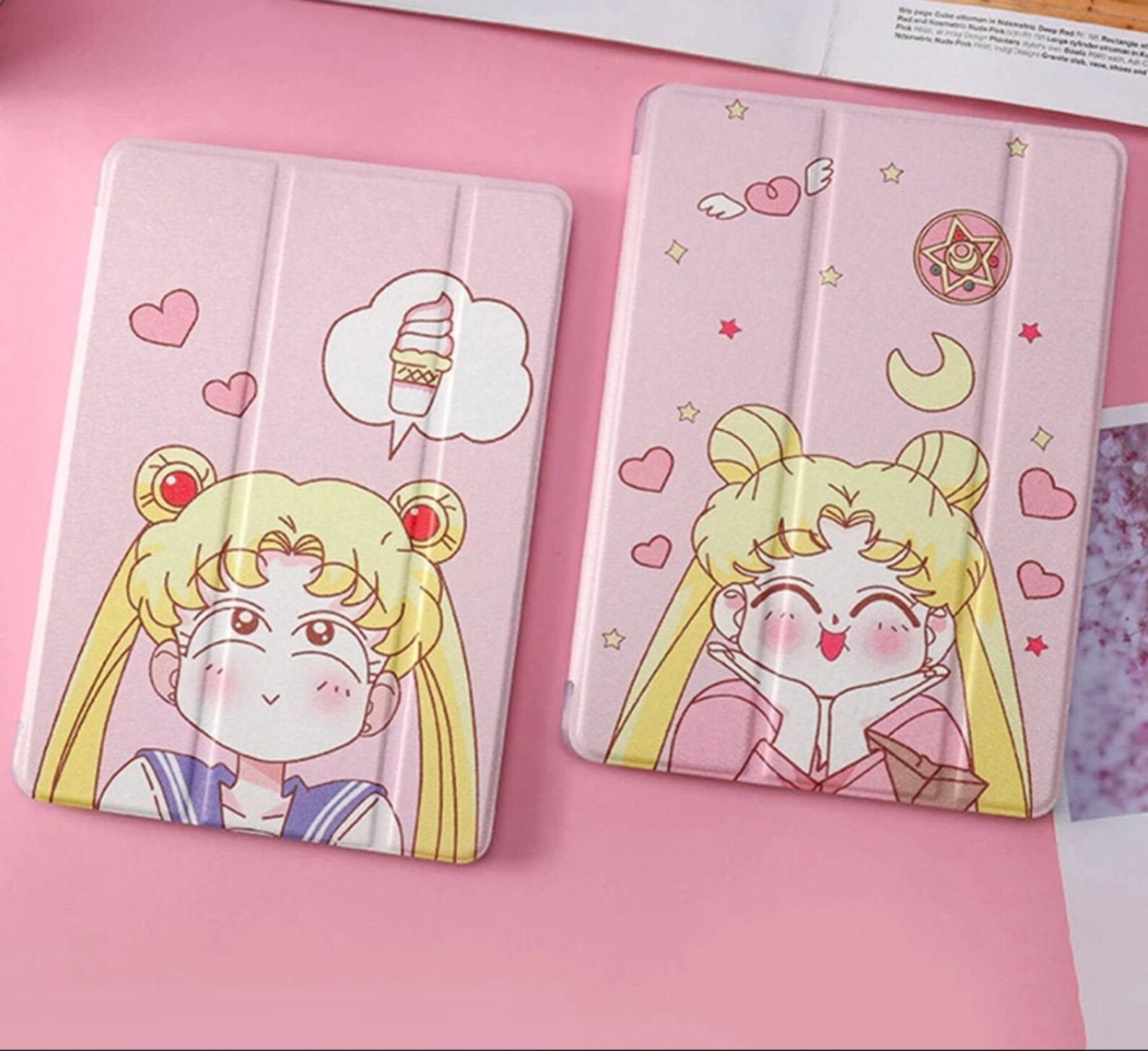 Cute Cartoon iPad Case Kawaii iPad Case Cute Pink iPad Case Etsy