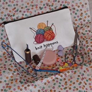 Perfect Cute Gift for Knitters, Kniiting accessories, Notions set