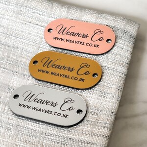 Luxusmarkenetiketten, Website-Werbung, personalisierter Business Tag, Firmentags, Marketing, kleine Unternehmen, 2-lagiges Spiegel-Acryletikett