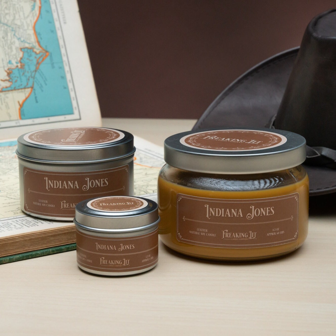 Indiana Jones Candle Etsy