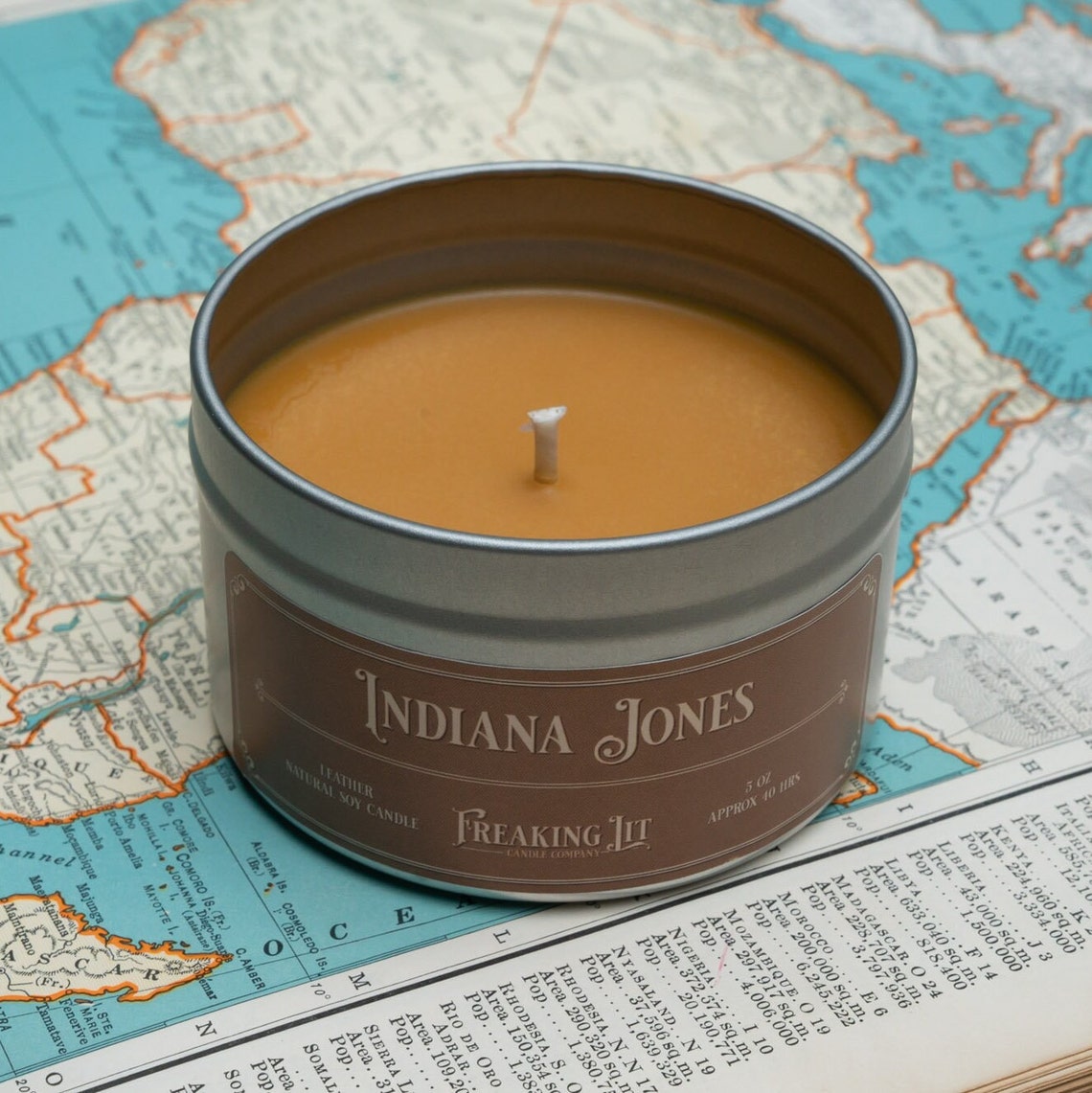 Indiana Jones Candle Etsy