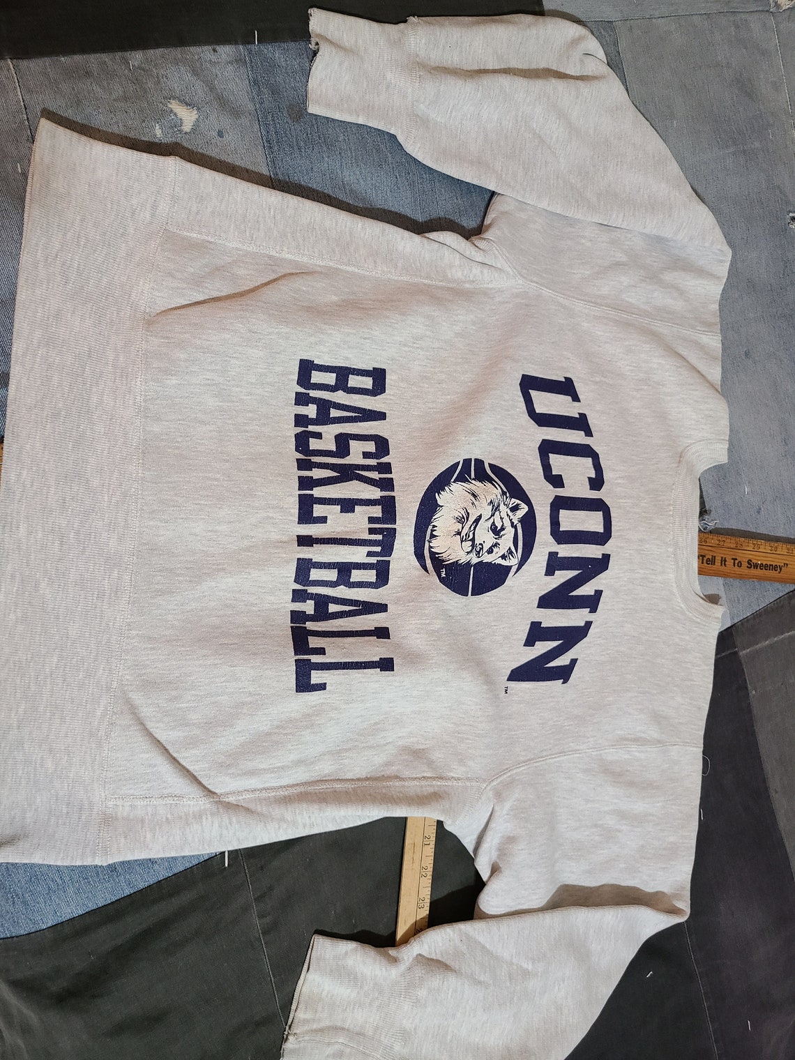 Vintage 90s UCONN Basketball Univeristy Connecticut CHampion Etsy