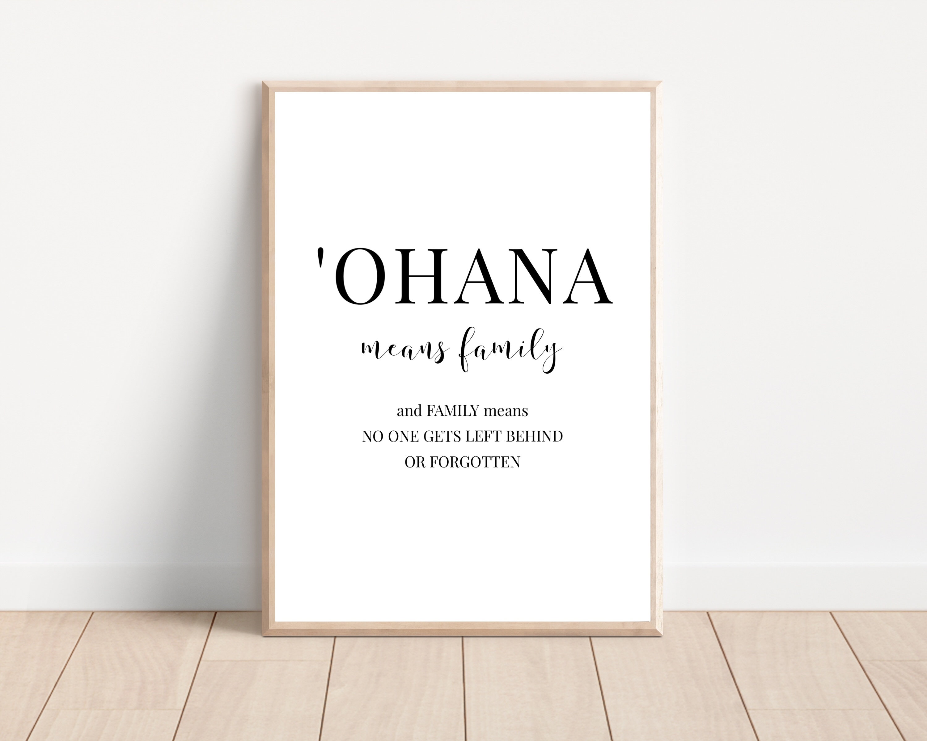 Ohana Means Family SVG/PNG/PDF. Lilo and Stitch Movie Quote