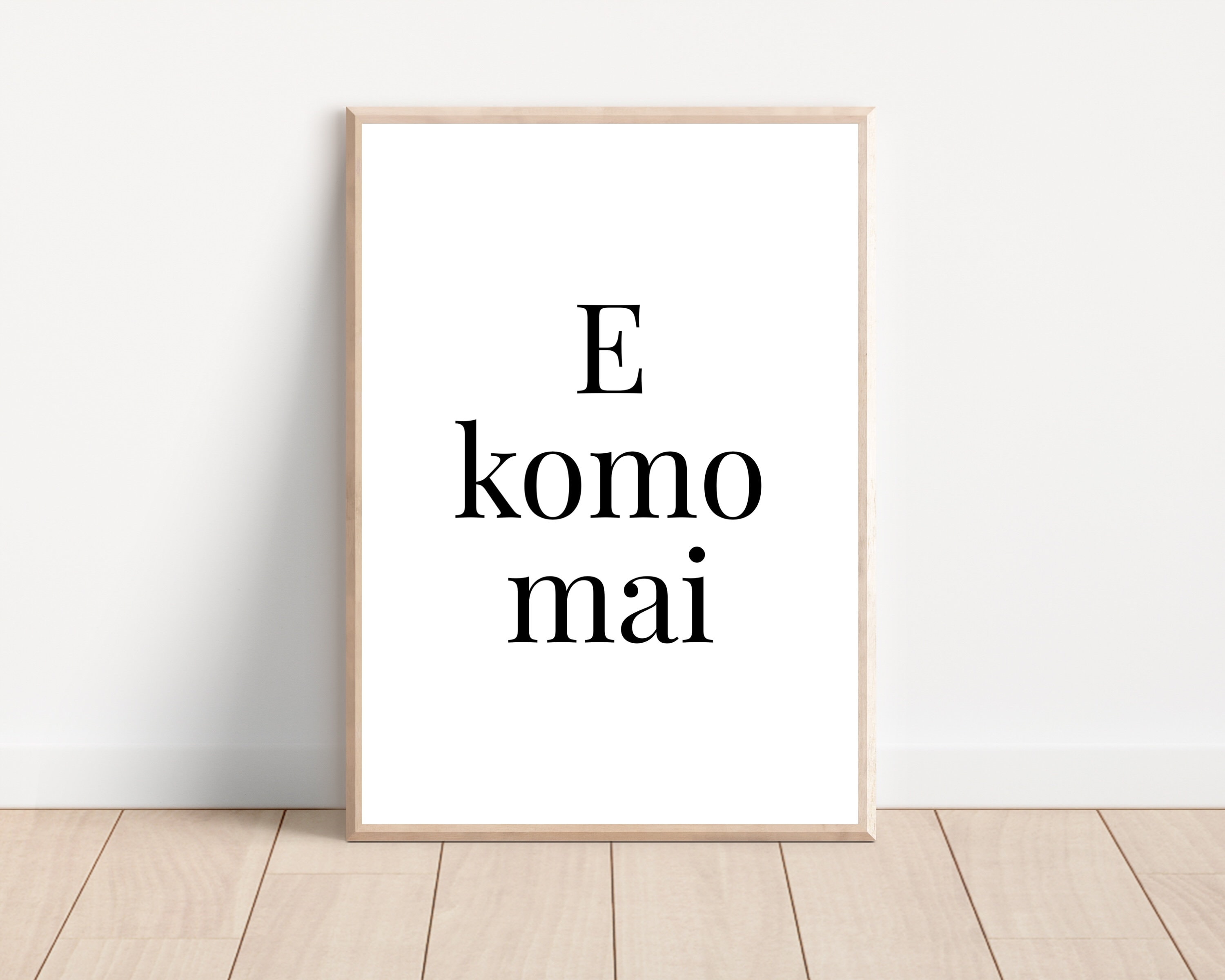 E Komo Mai Sign - Etsy