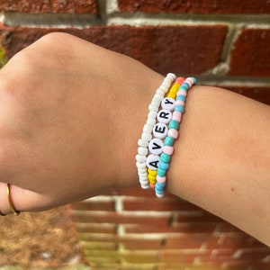 custom seed bead bracelet